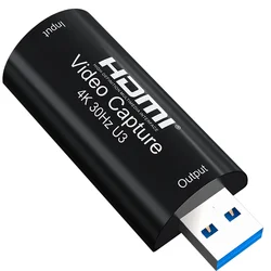 Tarjeta de captura de Audio y vídeo MS2130 4K HDMI a USB 3,0, grabación de juegos para PS4, PS5, cámara, portátil, PC, transmisión en vivo, 1080P, 60fps, YUY2