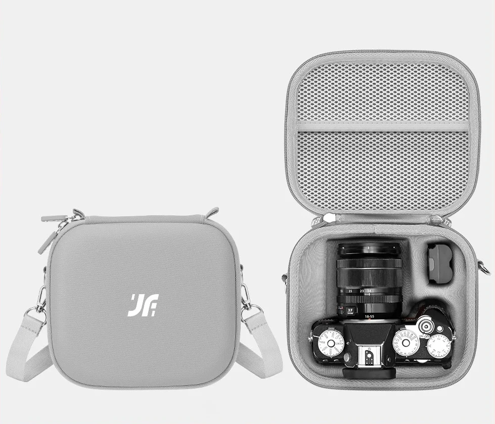 XFJI Travel Carrying Case for FUJIFILM X-S20/X-T5 Organizer Storage Bag  PU Shoulder Bag Portable Case Camera Accessories