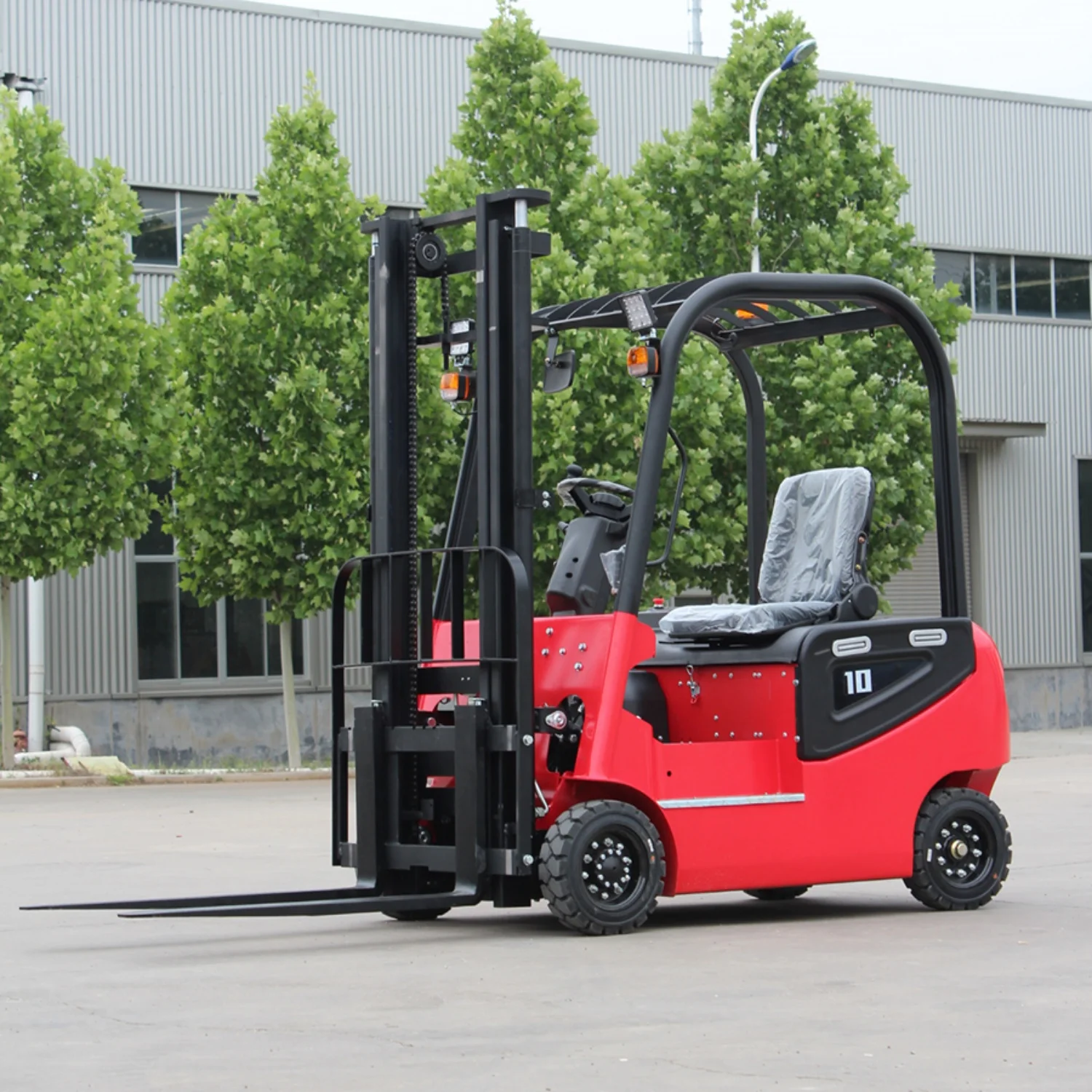 Electric Forklift Truck for Warehouse Material Handling Heavy Duty Pallet Lifting Equipment Customized Industrial Machine