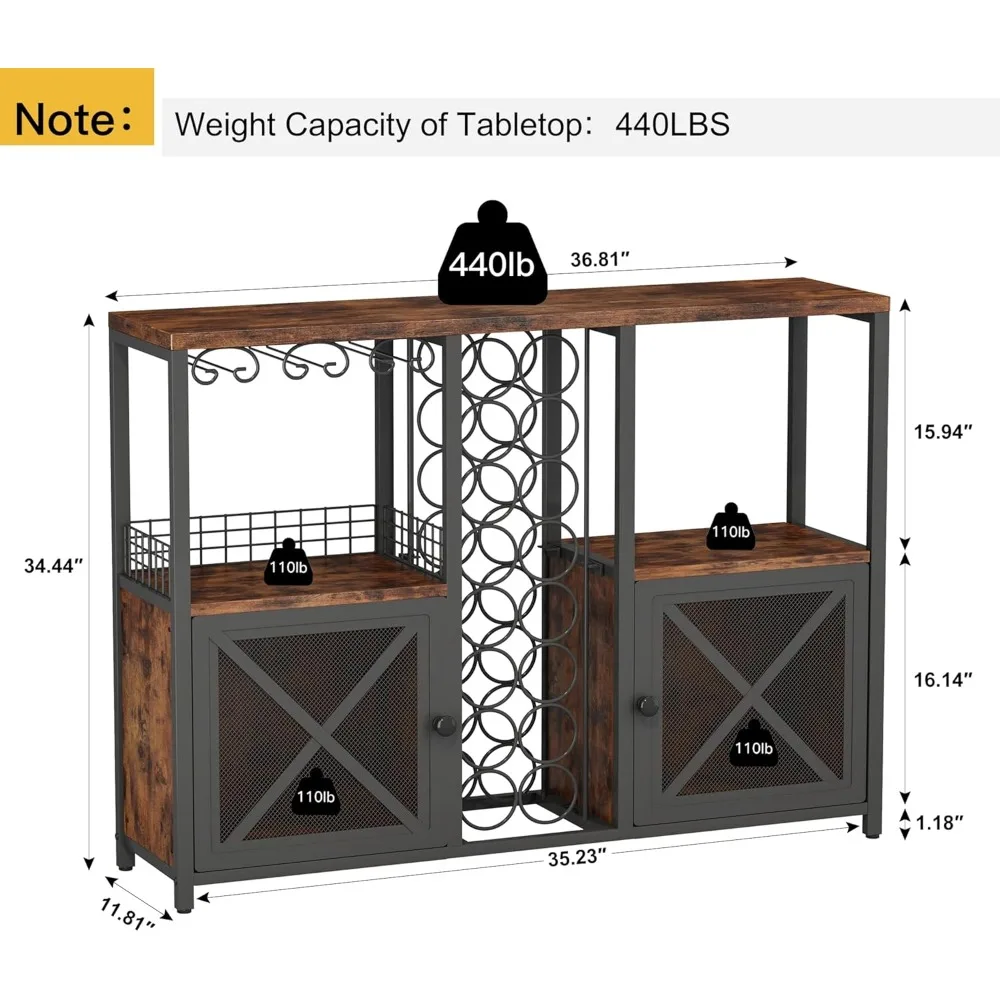 Mini bares para el hogar, gabinete de madera para café, gabinete moderno para licor y vasos, gabinete para Bar de vino Buffet de granja