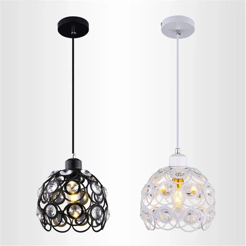 

Retro Vintage Modern Minimalist Restaurant Pendant Lamp Creative Personality Crystal Pendant Light for Bedroom Coffee Shop