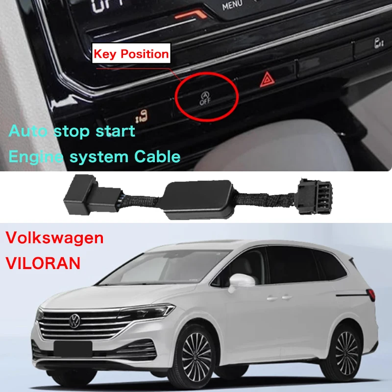 For VW Volkswagen VILORAN Car Automatic Stop Start Engine System Off Device Control Sensor Plug Stop Cancel