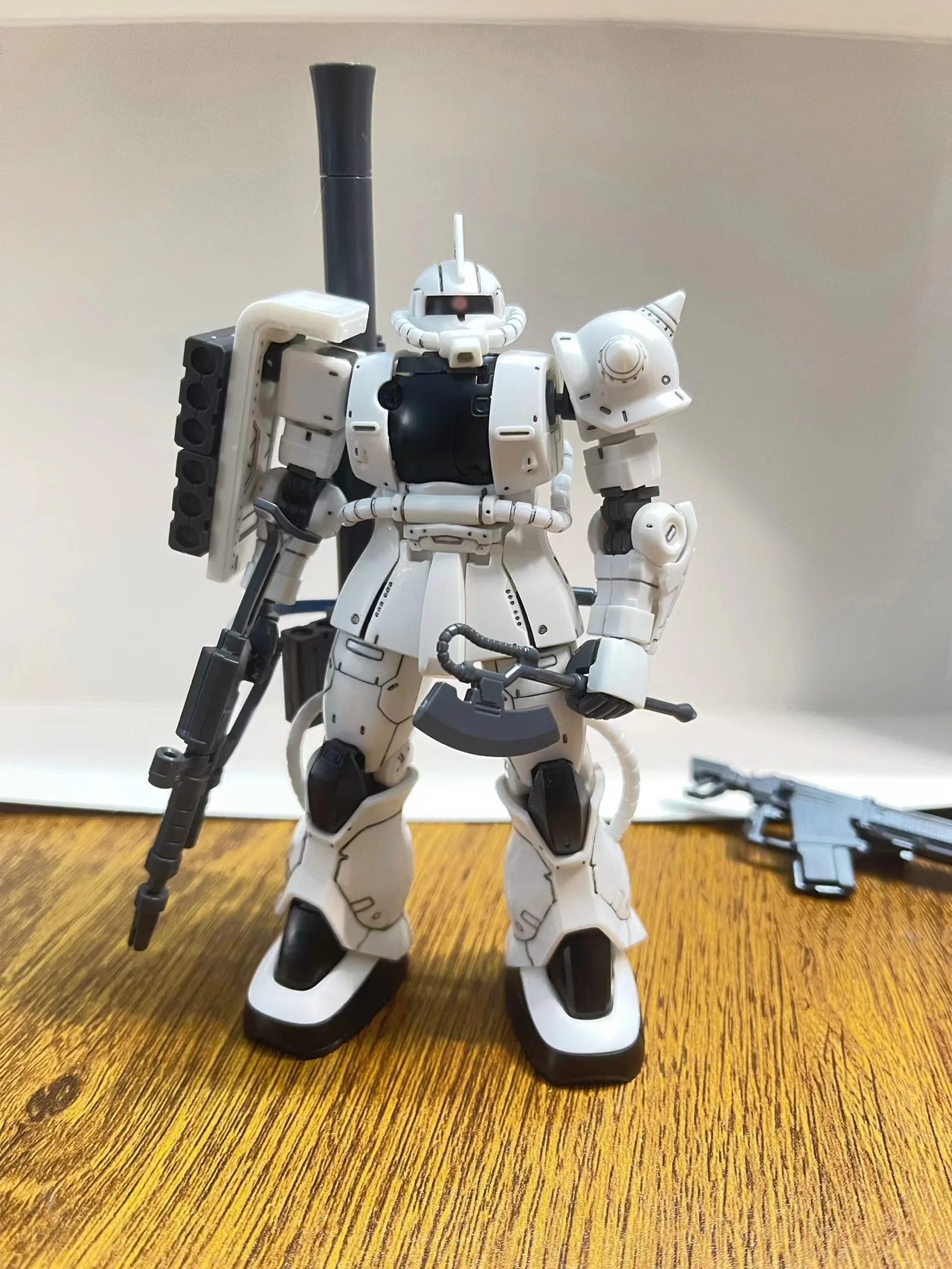 Zaku II C-6/R6 HG 1/144 ограниченная серия DIY белая окрашенная модель игрушка подарочный комплект анимационная коллекция украшения меха сборная модель