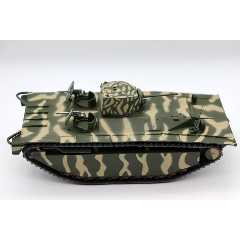 1:43 escala trovão tanque anfíbio lvt (a) peleliu 1944 segunda guerra mundial veículo de assalto modelo de carro brinquedo colecionável presente lembrança