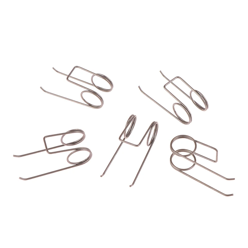 【DE】5 قطعة زنبرك التواء مزدوج 0.9*11 مللي متر من الفولاذ المقاوم للصدأ مقشر أسلاك كهربائي قوي أجهزة زنبركية #5