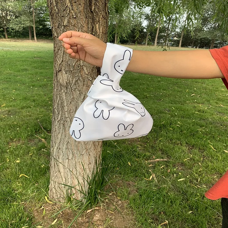 

Hot Cute Miffy Series Wrist Bag Cartoon Creativity Exquisite Print Portable Outdoor Walk Mobile Phone Key Change Storage Bag