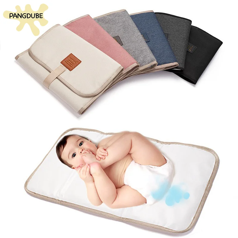 PANGDUBE Foldable Baby Diaper Changing Pad Waterproof Newborn Diaper Pad Durable Baby Changing Mat Nappy Mattress Changing Pad