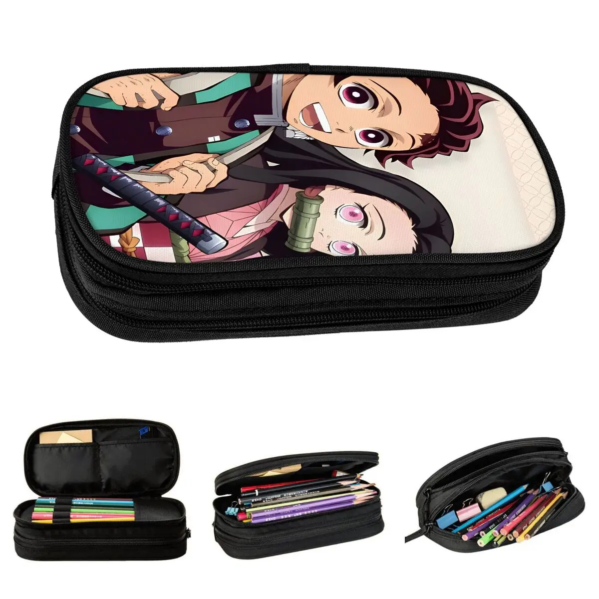 

Muichiro Tokito Pencil Case Boy Girl Fashion Pencil Pouch Graphic School Pencil Cases Supplies Gift