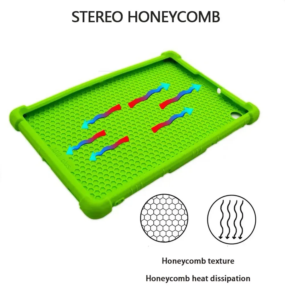 

Чехол для планшета Raemond K30, 10-дюймовый экологически чистый силиконовый чехол для планшета — мягкий корпус, противоударный и прочный защитный чехол