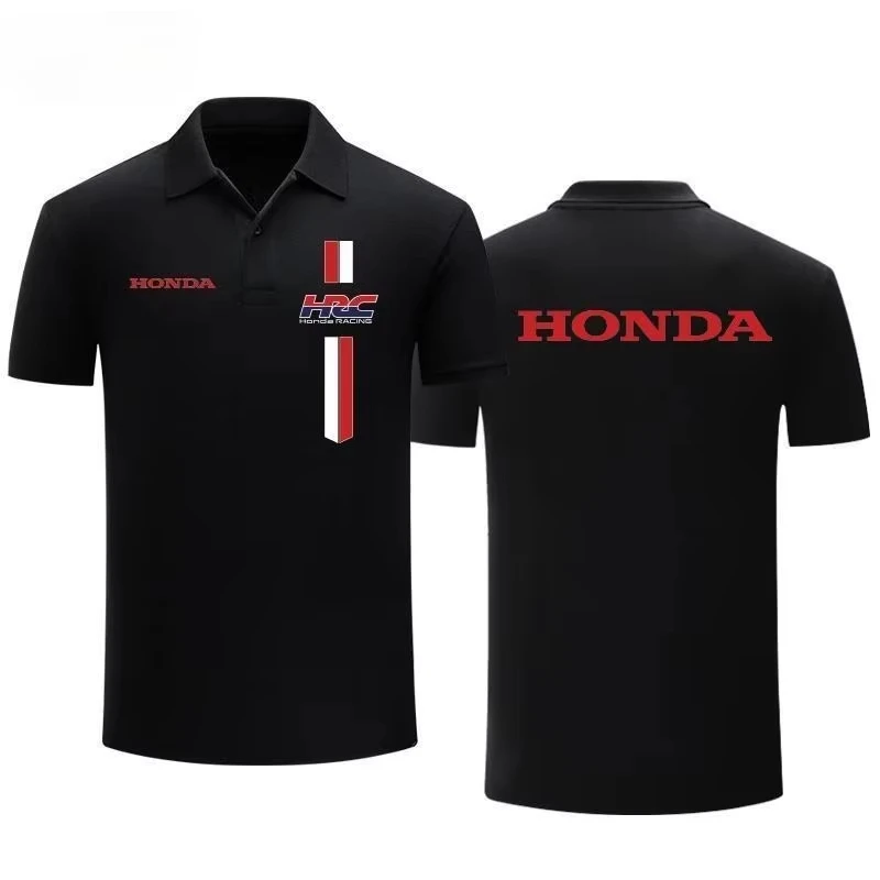

Honda's new hot summer HRC Honda racing logo Honda racing suit surrounding custom POLO short-sleeved T-shirt summer men's casual