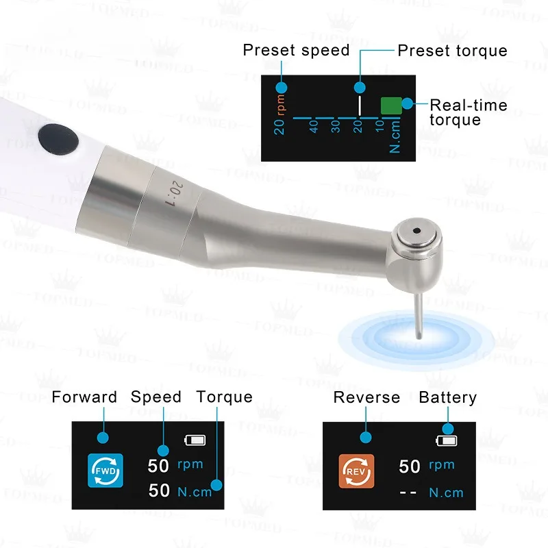 Dental Electric Implant Torque Wrench Multi-function Adjustable Limiting Wrench Dental Implant Instrument Tool Set