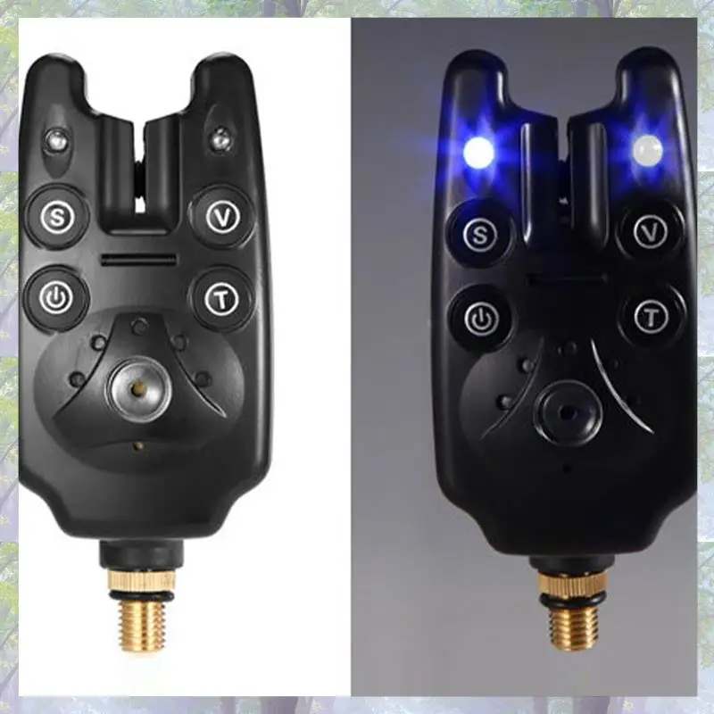 1 ピース鯉釣りバイトアラームボリューム感度制御 LED インジケータ釣り電子アラーム