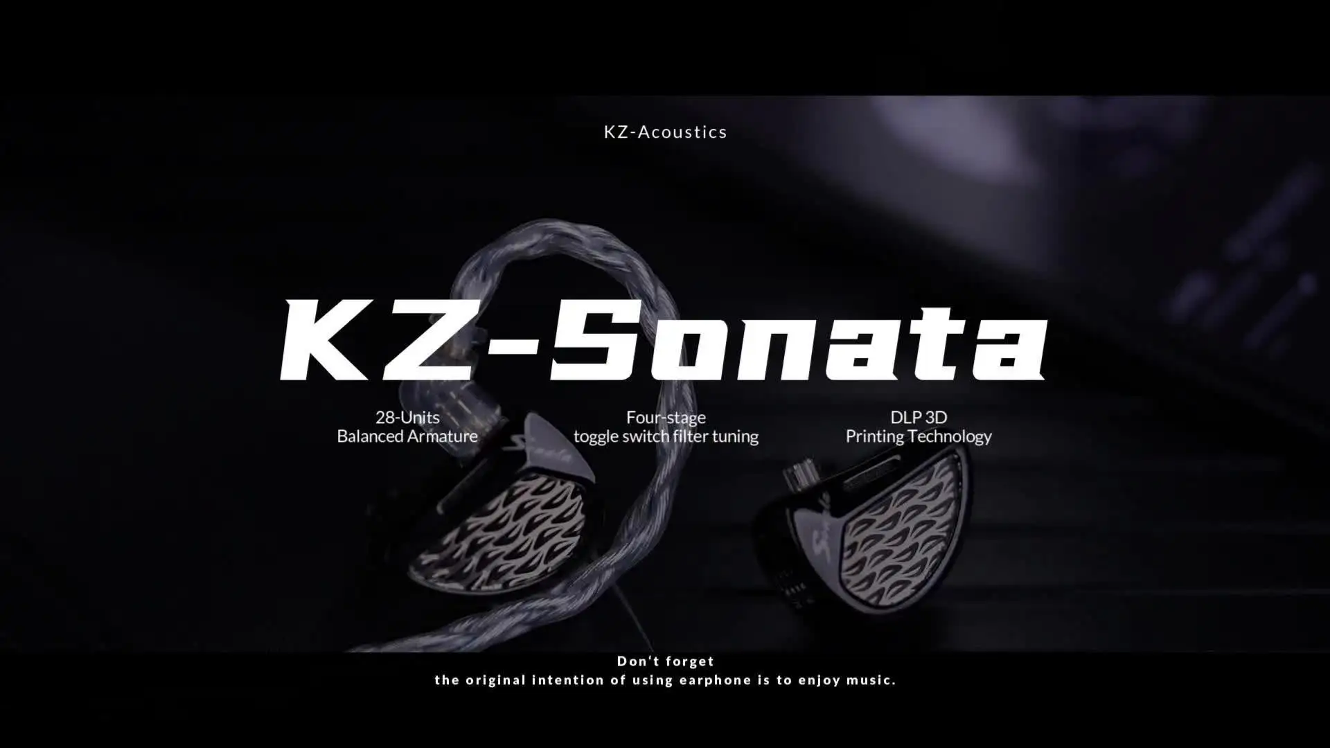 KZ Sonata 28BA アップグレードされた HIFI ヘッドセットインイヤー