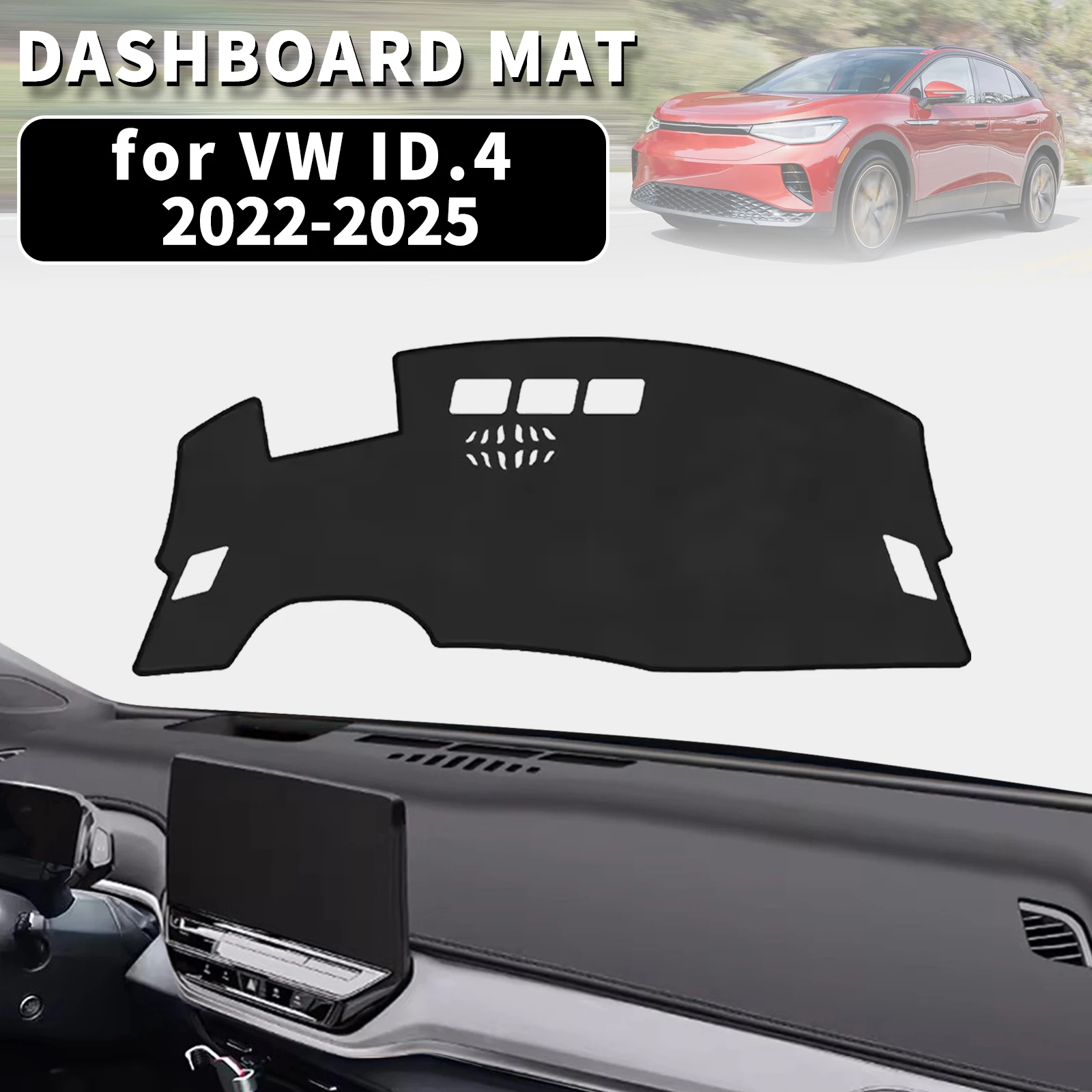 

for Volkswagen ID.4 VW ID4 2021-2025 Dashmat Dashboard Cover Dash Mat Anti-UV Sun Shade Carpet Pad Car Styling Protector