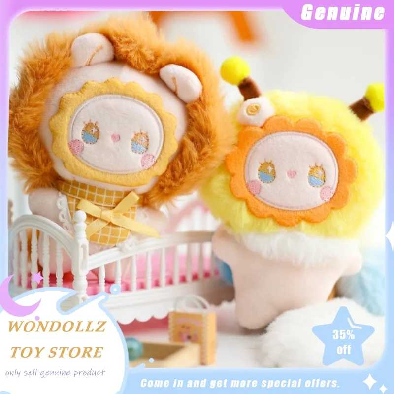 Genuine Emma Fuzzy Family Squishy Series Blind Box Cute Soft Plush Doll Decoration Stress Relief Toy Surprise Gift For Girls
