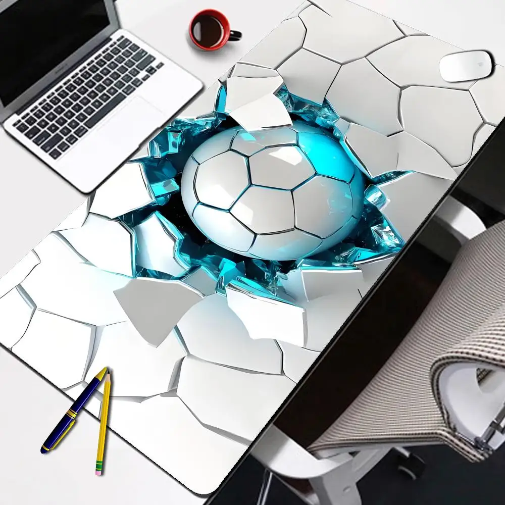 

XXL Large Mouse Pad Football Wall-Break Design Non-Slip Rubber Base desk pad Durable for Gaming Office and Study Stitched Edges