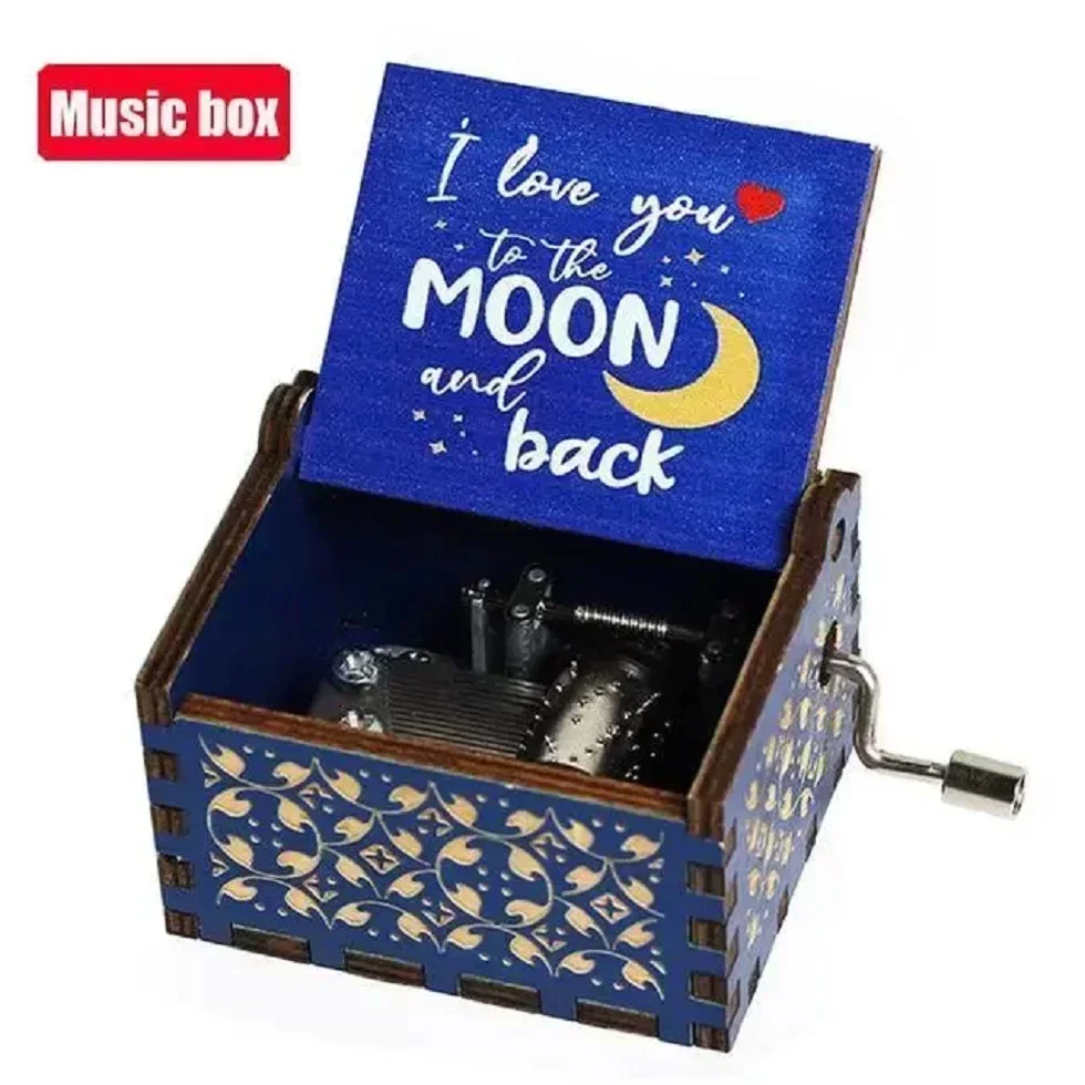 2026 HOT Herdenkingsmuziekdoos Handslinger Vakantiecadeau Kerstcadeau Houten Simpson Muziekdoos Pink Panther Muziekdoos