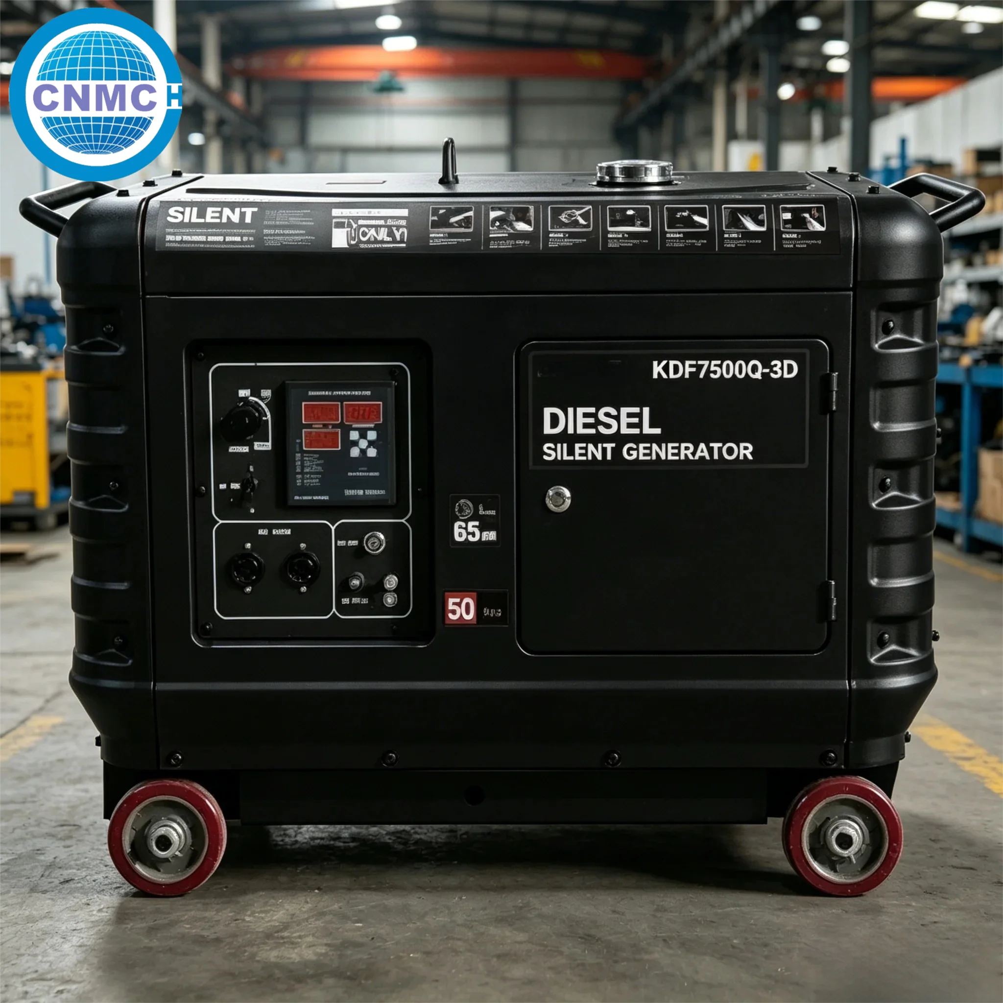 CNMC Silent Diesel Generator 3KW 4KW 5KW 6KW 7KW 8KW Electric Start 230V Four-stroke 50HZ electricity generator CE Certified