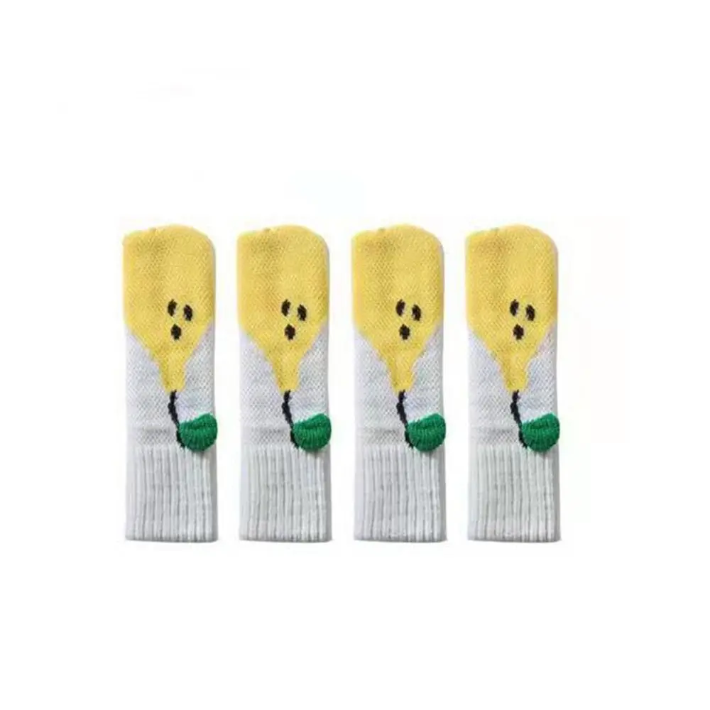 

4Pcs/Set Knitted Knitted Table Leg Cover Noise Reduction Non Slip Table Legs Socks Thicker Chair Leg Protector