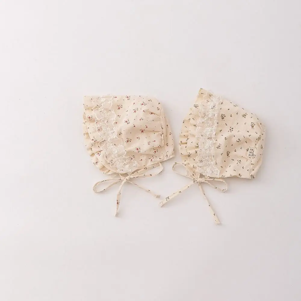 Casual Lace Ruffle Newborn Sun Hat Sweet Princess Infant Bucket Hat Cute Sunscreen Baby Fisherman Hat Outdoor