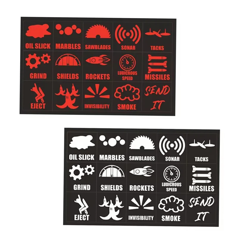 

Белый/красный автомобильный переключатель, наклейки на кнопки, ПВХ, креативные наклейки на приборную панель, консоль, самоклеящиеся украшения для салона автомобиля