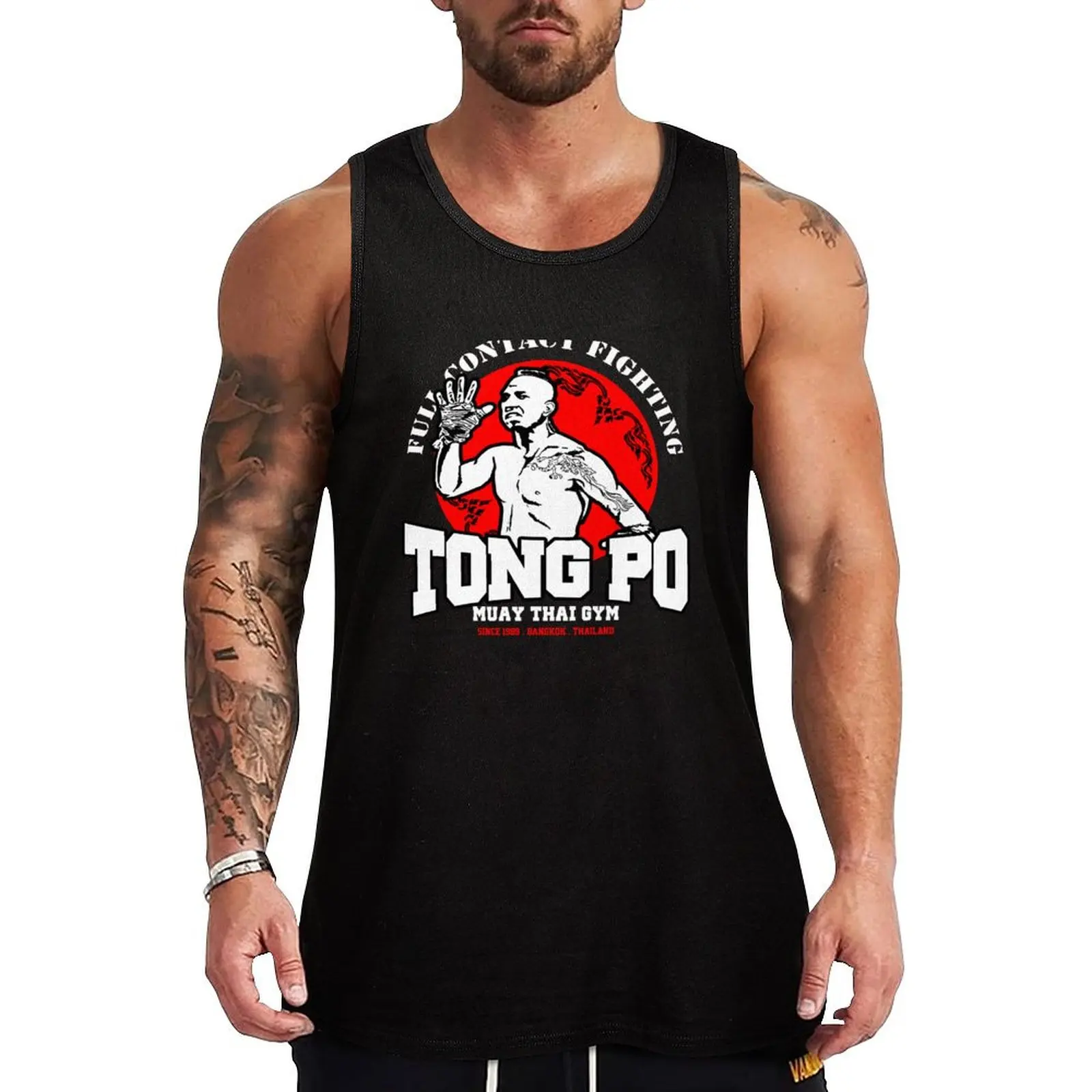 NEW TONG PO MUAY THAI FIGHTER VILLAIN KICKBOXER VAN DAMME MOVIE Tank Top Top summer cute tops t shirt gym