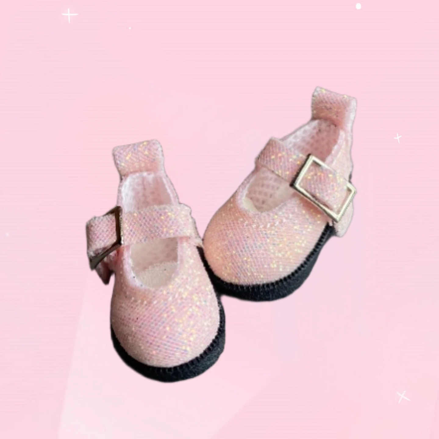 Tilda 3.2cm Doll Boots for Blythe Azone Doll Toy, 1/8 Mini Leather Shoes for RRFF Mini Dolls and Pings Dolls Shoes Accessories