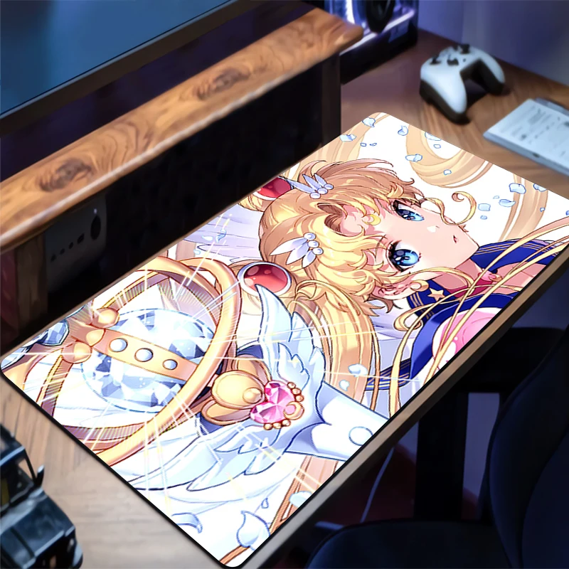 

Коврик для мыши 90x40 см S-Sailor Moon, большой, аниме, для геймеров, кавайный, игровые аксессуары, коврик для мыши, коврик для клавиатуры, настольный коврик, коврик для стола
