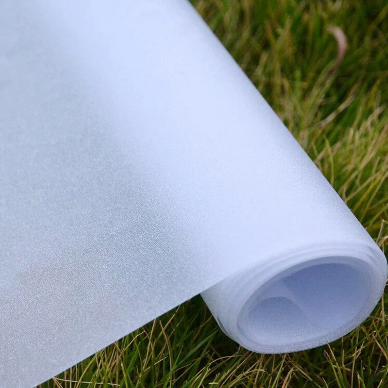 Matt gefrostete Fenster folie Privatsphäre UV-Schutz selbst klebendes Glas Vinyl für die Wärme kontrolle zu Hause gebeizt dekorative Glas aufkleber