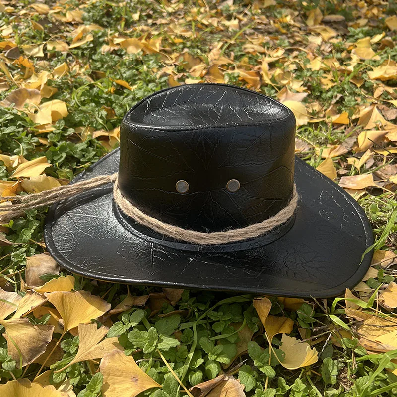 Arthur Cosplay Prop PU Hut Schwarze Kappe Halloween Karneval Party Tägliches Outfit Breite Krempe Ritter Hut Männer Frauen Jazz Hut Zubehör