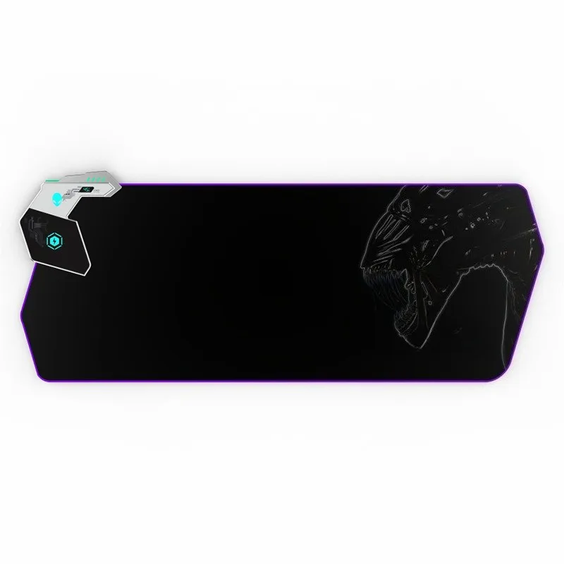 Wireless charging 45W game luminous mouse pad 45W fast charging RGB luminous tape USB