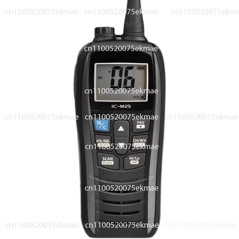 

IC-M25 5W Portable Marine Radio Handheld LCD Lightweight Waterproof