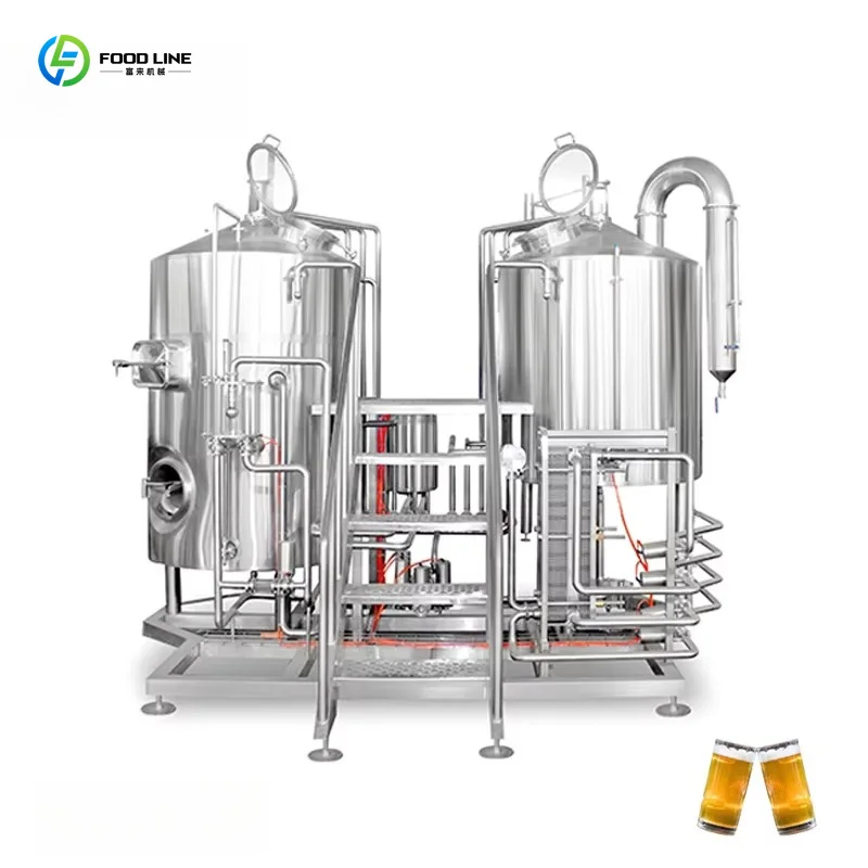 Customized Standard Steel Micro Beer Brewery Equipment 50L Up To 2000L Brewing Line