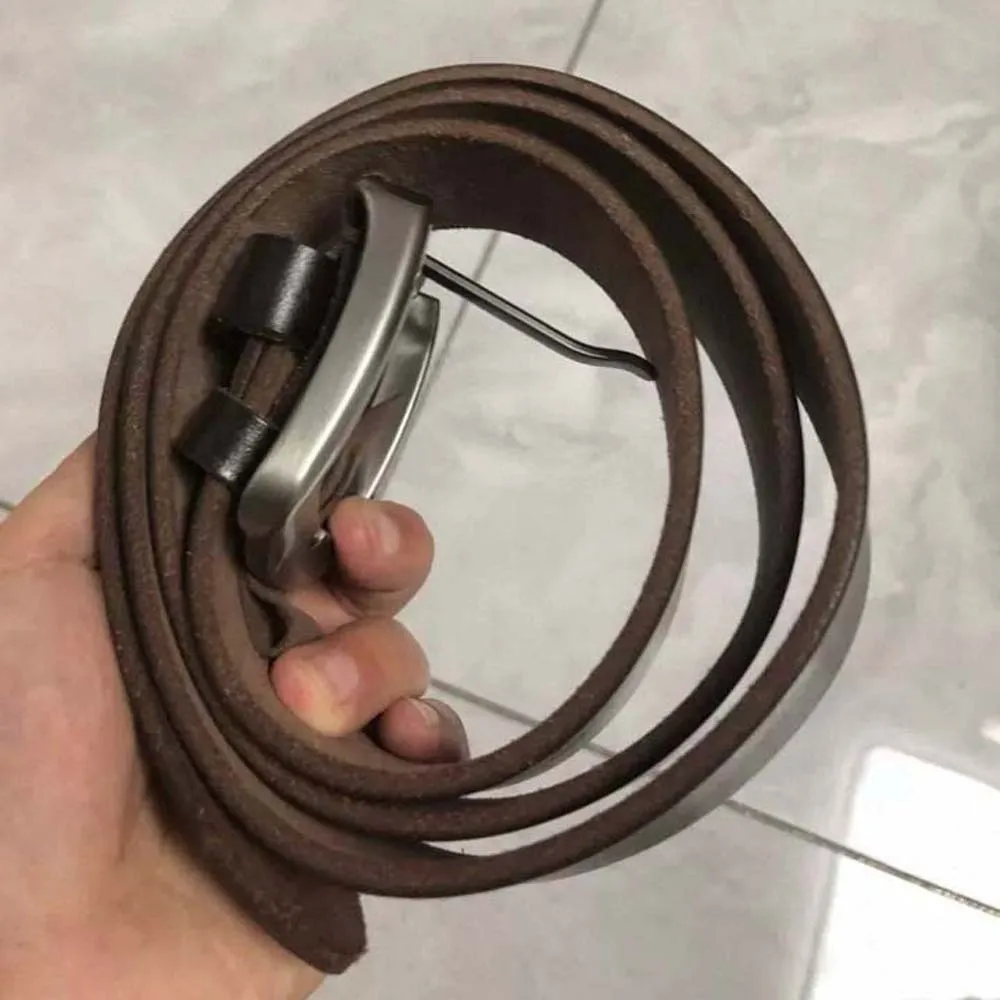 ファッション合金メンズワイドベルトテクスチャレトロ本革ベルトブラックスクエアバックルジーンズウエストバンドウエストシール