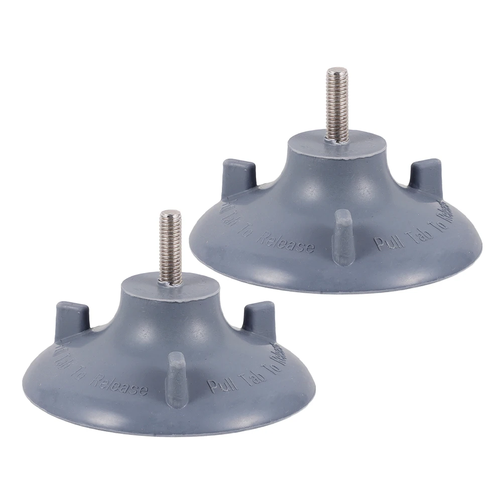 

2 Pcs Suction Cup Anti-slip Foot Pad Commode Leg Rubber Caps Bathroom Stool Feet Sets Replacement Feets Chair Tips