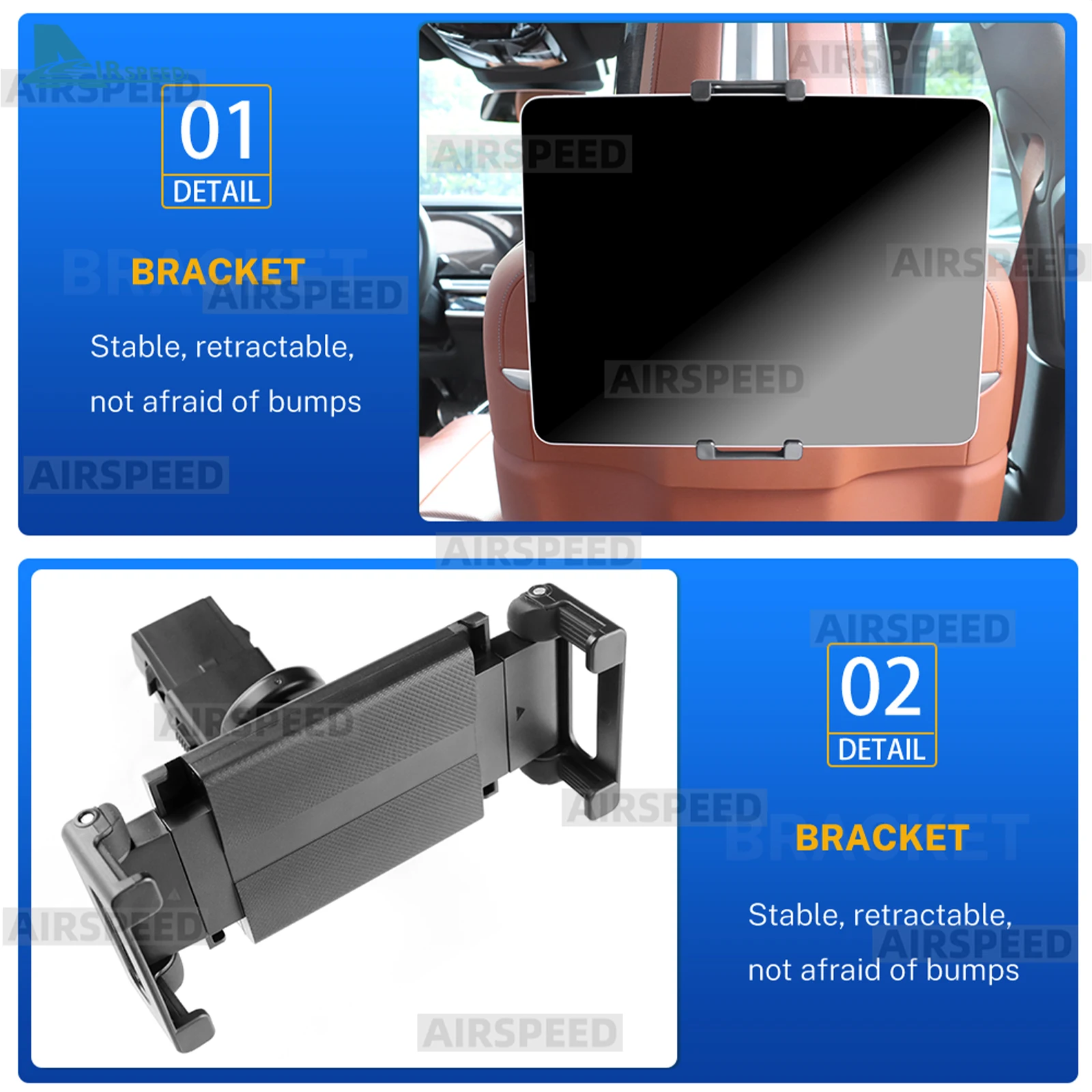 حامل هاتف السيارة المحمول لباد حامل المقعد الخلفي دعم لسيارات BMW IX i5 G60 G05 G06 G61X3 X5 X6 5 Series 7 Series 2025 G45 #5