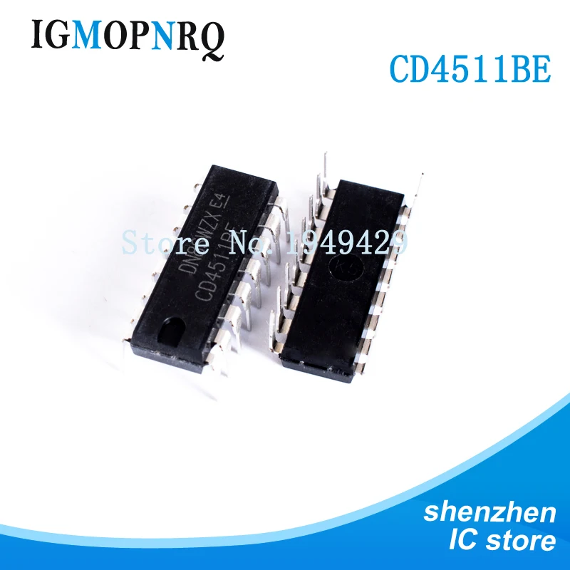 10PCS CD4511BE DIP1…