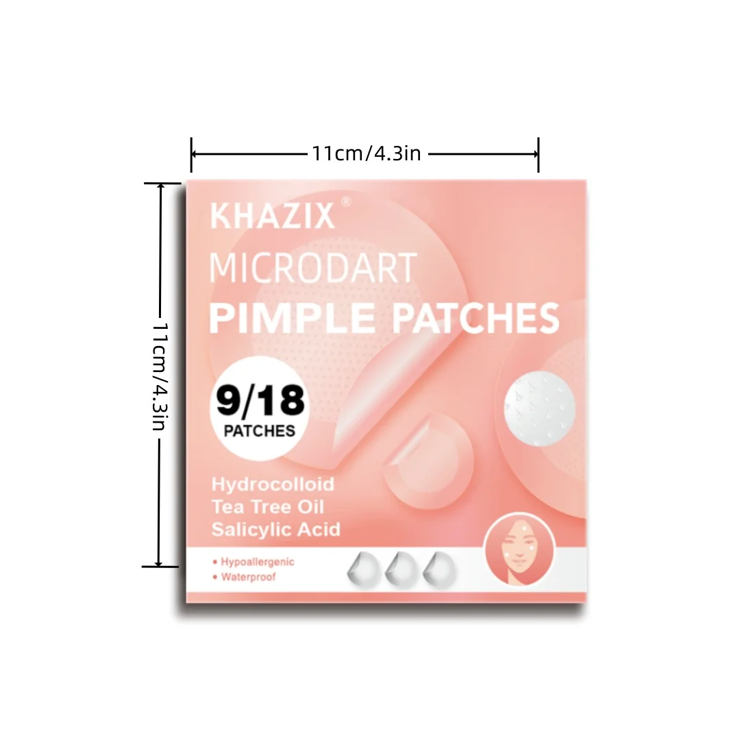 9/18개입 매끄러운 피부를 위한 비밀: 수분 공급 및 맑은 피부를 위한 여드름 패치.