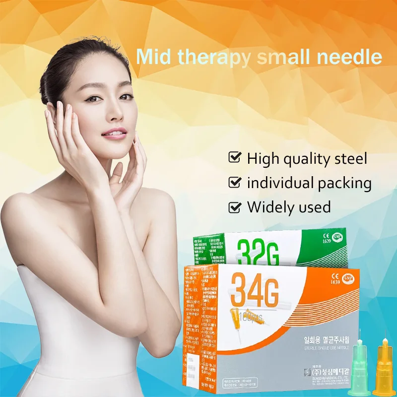 

100pcs/box 30G fine needle precise middle therapy needle sharp needle disposable syringe consumables