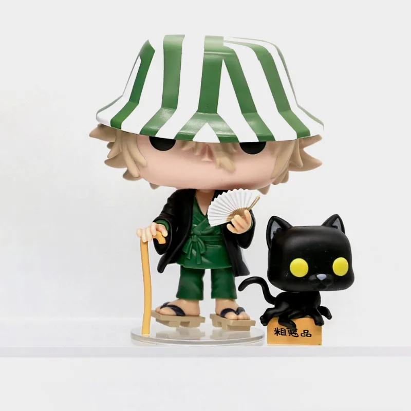 BLEACHS Urahara Kisuke 1613 Shihouin Yoruichi 1612 Zwarte Hond met Een Hoed Actiefiguren Geschenken Anime Model Speelgoed Desktop Ornamenten
