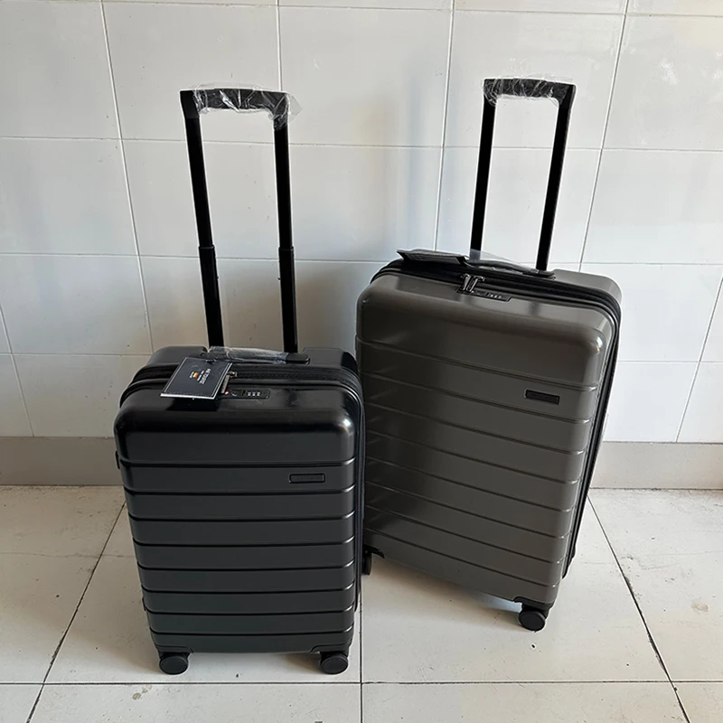 

Высококачественный расширяемый большой чемодан, тихая универсальная дорожная сумка на колесах, устойчивая к царапинам сумка для ручной клади, ретро Sle PC M...