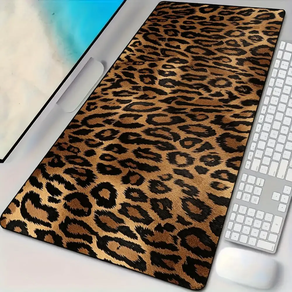 Sexy leopard print Mouse Pad Desk Mat Large Computer Office Carpet XXL Mousepad Gamer Gaming PC Accessories Keyboard Rug