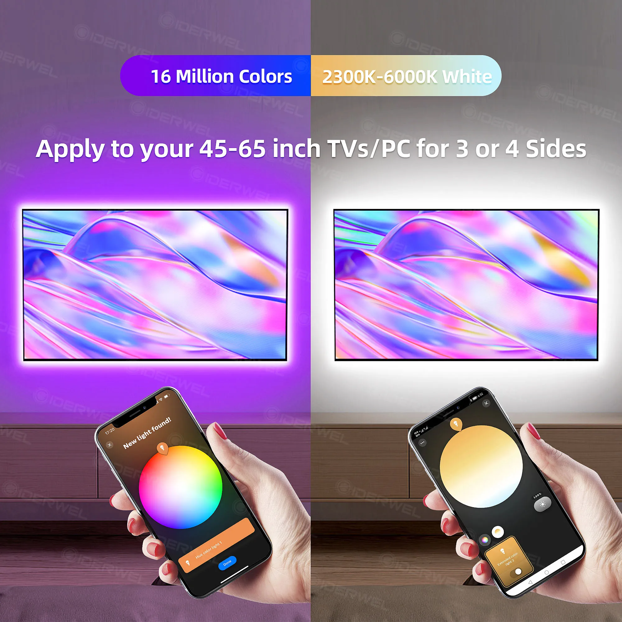 ZigBee 3.0 USB RGBWW LED Strip Light Dimmable 3M DC5V TV Backlights Work with Hub Bridge Lightify Hub Echo Plus,APP/Alexa Voice