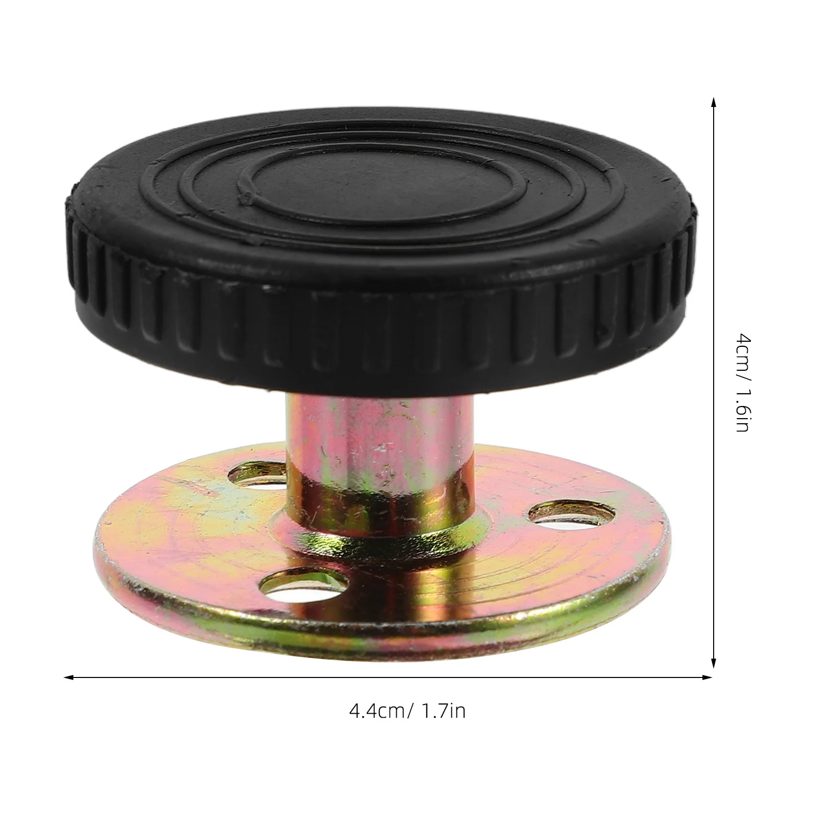 4 pezzi fissatore da comodino in metallo regolabile 47-64mm attuatore antiscivolo stabilizzatore da parete robusto strumento antiscivolo per la camera da letto di casa