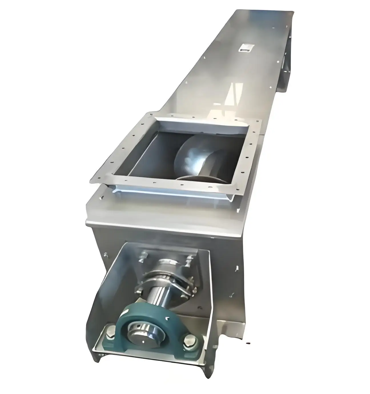 สายพานลําเลียงสว่านสกรูสแตนเลสสําหรับการจัดการวัสดุที่ปิดสนิทและทนทานพร้อมมัลติฟังก์ชั่น