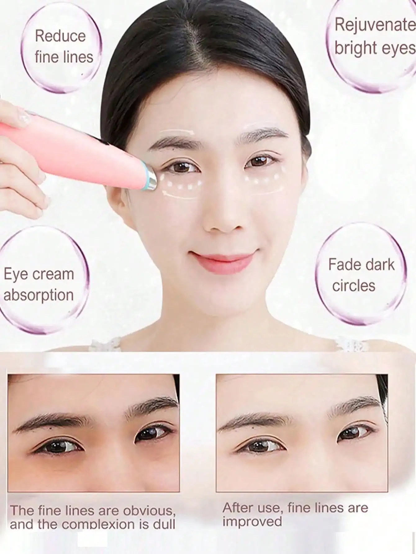 2026 1 قطعة Gezicht رفع Gezicht مدلك Fr Elektroporatie راديو تردد Led الفوتون Huidverzorging قابلة للشحن