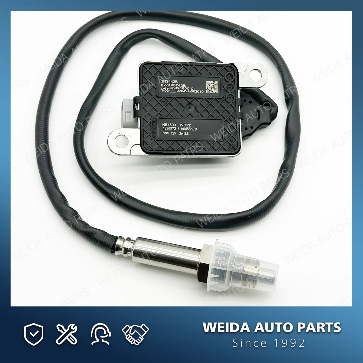 4326873 5WK96742 4326873RX New Nitrogen Oxygen NOx Sensor For Cummins ISX QSX Engines 11.9L 15L ISX15 2013-2018