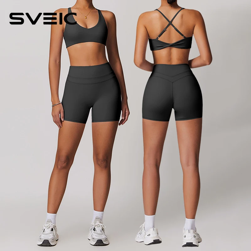 sveic-2-piece-gym-set-women-crossed-twisted-back-bra-high-waist-v-back-yoga-shorts-squat-proof-fitness-running-workout-clothing