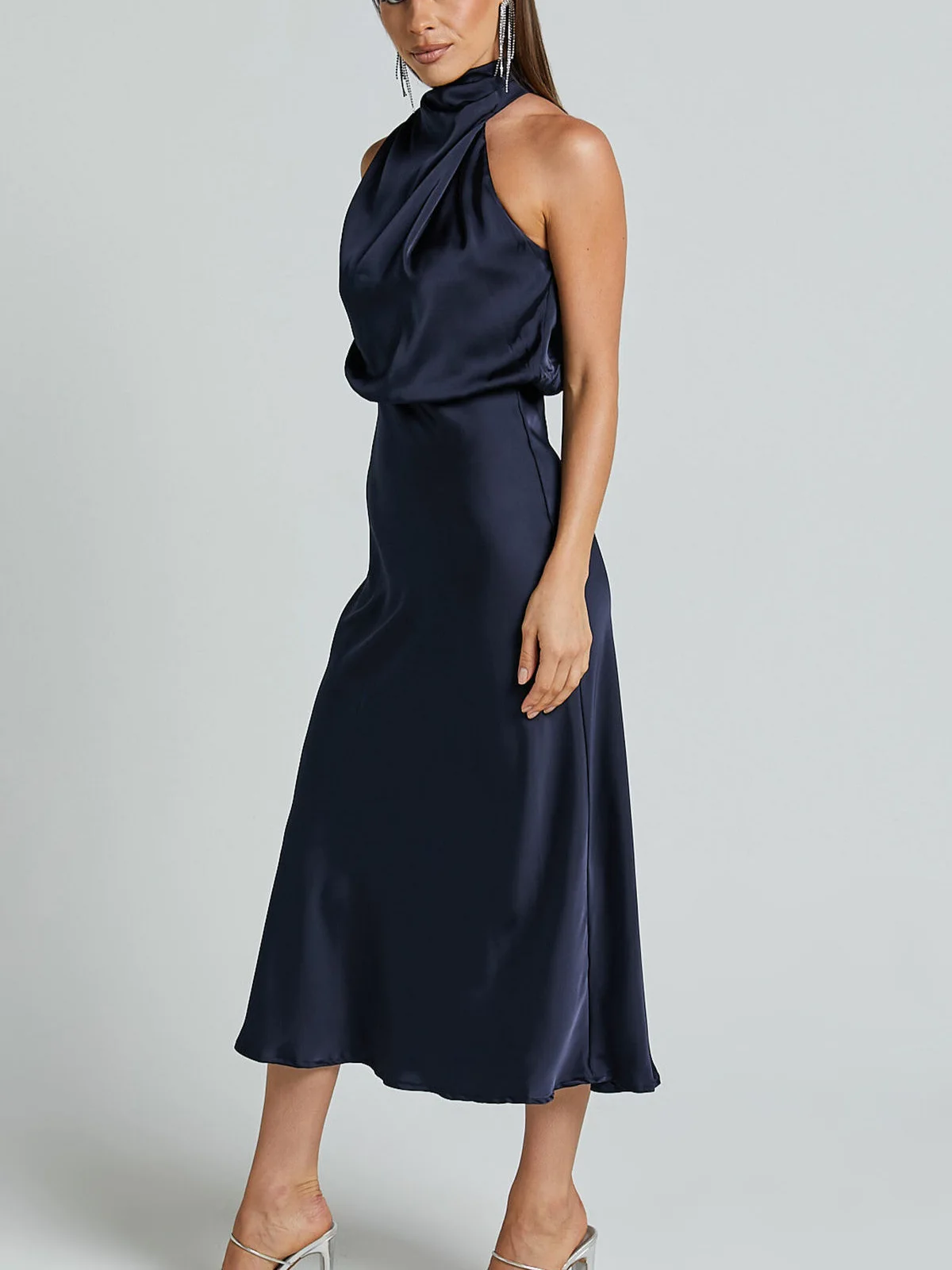 Kleider 2025, Frau, Sommer, neue Mode, Satin, ärmelloses Kleid, elegantes Abendkleid, Partykleider, Röcke, Y2k-Frauenkleidung