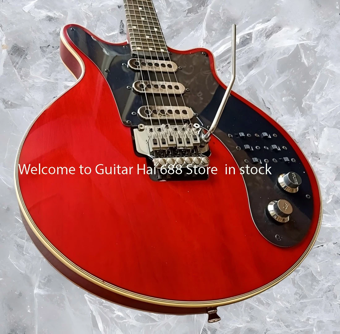 

Кастомная гитара Brian May Red Special с звукоснимателями Sonic Alnico V и двойным тремоло-бриджем # 5462899